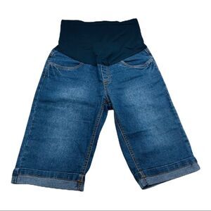Planet Motherhood Bermuda Jean Shorts